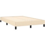 vidaXL Krevet box spring s madracem krem 120 x 190 cm od tkanine | shoptok.hr