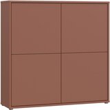 CARRYHOME Visoka Komoda Alice, Terakota Cene