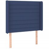  LED uzglavlje plavo 93 x 16 x 118/128 cm od tkanine | shoptok.hr