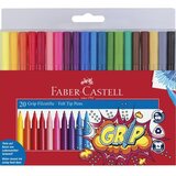 Faber-Castell FABER CASTELL Školski flomasteri Grip 20/1 | Eponuda.com