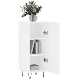  Komoda bijela 34,5 x 34 x 90 cm od konstruiranog drva | shoptok.hr