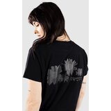 Empyre Grunge Flowers T-shirt washed out black Cene