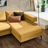 Hom`in KOTNA SEDEŽNA GARNITURA, šenilja barve karija | Shoptok.si