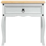  Konzolni stol Bijelo 73 x 35 x 73 cm Čvrsto borovo drvo - Bijelo | shoptok.hr