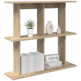  Polica na zidu Zidna montaža Hrast sonoma 100 x 20 x 75 cm | shoptok.hr