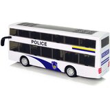  Dvokatni policijski autobus na povlačenje sa zvukom - bijeli | shoptok.hr