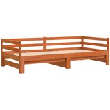  Dnevni krevet na razvlačenje voštano smeđi 80x200 cm | shoptok.hr