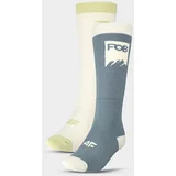 4f Women's snowboard socks 2-pack