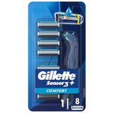 Gillette Sensor 3+ Comfort muški brijač sa 8 dopuna | ePonuda.com