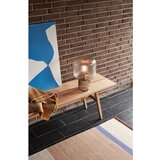 Hübsch Rjava namizna svetilka s steklenim senčilom (višina 42 cm) Pirum – | Shoptok.si