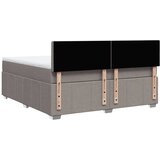  Krevet s oprugama i madracem smeđesivi 180x200 cm tkanina | shoptok.hr