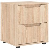 vidaXL Noćni ormarić VISNES sonoma hrast 45x40x50 cm konstruirano drvo | shoptok.hr