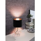 Eglo Carlton 2 stolna/1,e14, v305, bakar/crni tekstil | shoptok.hr
