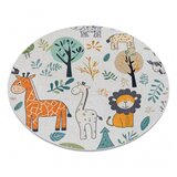 RugsX BAMBINO 61570 krog pralna preproga Živali, Afrika za otroke protizdrsna - krema / zelena cercle 80 cm, (5000359042) | Shoptok.si