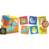 Lisciani Montessori Wood puzzle i kocke 2u1, 28 dijelova | shoptok.hr
