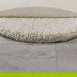 Flair Rugs Sivo-bež ročno tkana volnena preproga 200x290 cm Mia Scallop Frame – | Shoptok.si