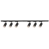 SPOT svetlo u šinskom sistemu PIPE 6xGU10/10W/230V, crno | Eponuda.com