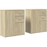  Komoda 2 kom sonoma hrast 60 x 31 x 70 cm od konstruiranog drva | shoptok.hr