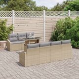  Set vrtnih sofa set od 8 bež ratan | shoptok.hr