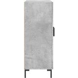 vidaXL Komoda betonsko siva 69,5x34x90 cm inženirski les | Shoptok.si