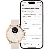 Withings ScanWatch 2 38mm belo/rosegold Hibridna pametna ura z EKG in oksimetrom | Shoptok.si