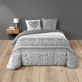 Douceur d intérieur Bela/siva 3-delna bombažna posteljnina za zakonsko posteljo/podaljšana 240x220 cm Annie – | Shoptok.si