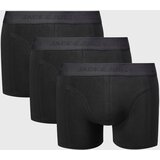 Jack & Jones boksarice JACWAISTBAND TRUNKS X3 Črna Cene