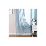 MIULEE 2x 140x175cm Prosojne Voile Zavese | Shoptok.si
