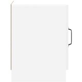  Nočna omarica 2 pcs Bela visok sijaj 43 x 34,5 x 47 cm, (5000210031) | Shoptok.si