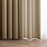 Restilo Bež zavesa za delno zatemnitev 140x250 cm Carli – | Shoptok.si