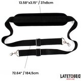 LateToBed BDSM Line Komplet Shoulder Swingstrap Black | Shoptok.si