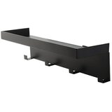 KINGSTONE Zidna lajsna s kukicama (D x Š x V: 30 x 9 x 11 cm, Metal, Crna) | shoptok.hr