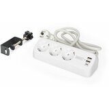 Digitus razdelilec 3x250V 2xUSB TipA TipC 1,5m namizni bel DA-70626, (5000219325) Cene