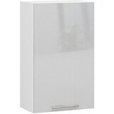 AKORD VISIČI KITCHEN CABINET OLIVIA W 50cm BELO-METALNI SJAJ H720, (21713736) | Shoptok.si