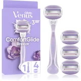 Gillette Venus ComfortGlide Breeze brivnik + nadomestne britvice 4 kos