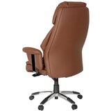 MID.YOU Pisarniški Stol Prado, Rjava, Pravo Usnje | Shoptok.si