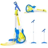set - mikrofon, električna gitara i stalak