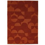 Flair Rugs Ročno tkana volnena preproga v barvi terakote 160x230 cm Gigi – Cene
