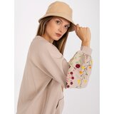 RUE PARIS Sweatshirt-RV-BL-8061.97-beige | Shoptok.si