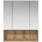  Kopalniška ogledalna omara s polico Oreh 60 x 14.5 x 70 cm, (5000232878) | Shoptok.si