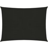 vidaXL Senčno jadro 160 g/m² črno 2x2,5 m HDPE Cene
