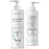 Baby boo COTTONSEED Hair and Body Wash šampon i pjena za kupku za djecu od rođenja 200 ml | shoptok.hr