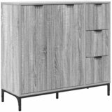  Kreveta Siva Sonoma 89,5 x 33 x 82 cm Konstruirano drvo | shoptok.hr