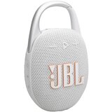 JBL CLIP 5 Bluetooth prenosni zvočnik, bel | Shoptok.si