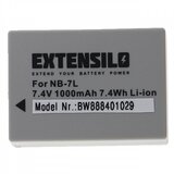 Extensilo baterija NB-7L za canon powershot G10 / G11 / G12 / powershot SX30, 1000 mah kompatibilnost s originalnom baterijom | shoptok.hr