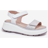 S. BARSKI Women's Leather Sandals On Platform And Wedge With Velcro S.Barski | Shoptok.si