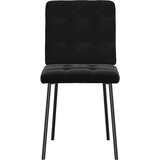 vidaXL Jedilni stoli 2 kosa črn žamet | Shoptok.si