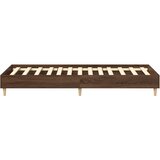  Okvir kreveta Bez madraca Smeđi hrast 90x200 cm | shoptok.hr