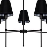  Luster na šipci MADELA 5xE14/40W/230V crna | Eponuda.com