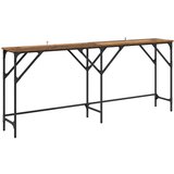 vidaXL Konzolna miza Star les 180 x 29 x 75 cm Konstruiran les | Shoptok.si